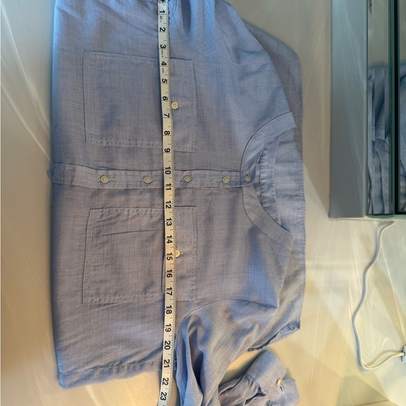 Loft Elegant Light Blue Blouse US-M - Picture 5 of 8